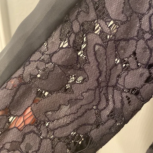 Madewell Gray lace shift dress size 8 - Picture 6 of 12